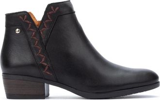 Pikolinos Casual Daroca Enkellaars - Dames - Enkellaarsjes - Zwart - 36 EU - Leer - Schoenen