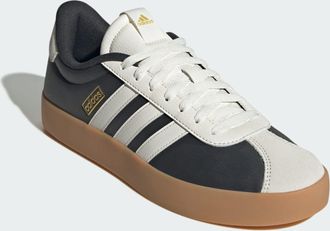 adidas Mens VL Court 3.0 Shoes - Dark Grey Leather - Size UK 9.5