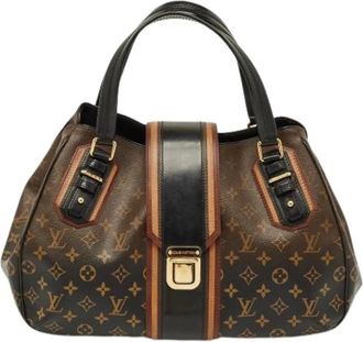 Louis Vuitton Pre-owned Vintage Canvas Handbag - Dames - Vintage Handtas - Bruin - ONE Size - Vintage