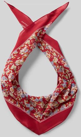 Lauren Ralph Lauren Tuch aus reiner Seide Modell FLR LRG DMD in Rot, Gr&ouml;&szlig;e 1