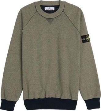 Stone Island Felpa leggera in cotone - Marrone