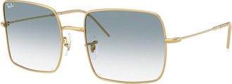 Ray-Ban RBR0104S Square Reverse 001/79 Womens Sunglasses Gold Size 54