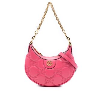 Gucci Pre-owned Gucci Mini GG Marmont Matelasse Calfskin Satchel Ladies L16PGGDM8FNMP5LX