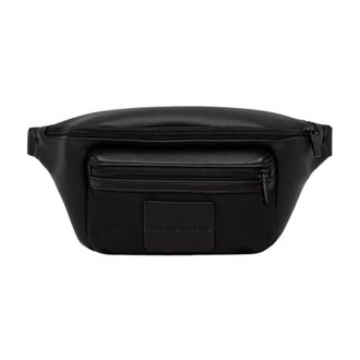A|X Armani Exchange Tassen, Heren, Zwart, ONE Size, Polyester, Logo-patch Panelled Belt Bag
