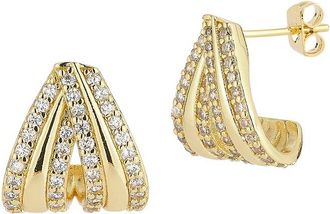 Sphera Milano Plated Cz Earrings