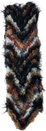 Kiko Kostadinov Foulard con finitura in rilievo - Nero