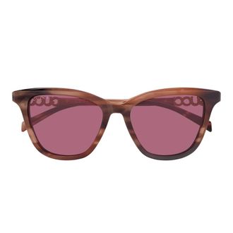 Gucci Sunglasses, female, Brown, Size: 52 MM Gg2032S Sunglasses