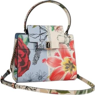 Ferragamo Tweedehands leren handtassen - Dames - Vintage Handtas - Veelkleurig - ONE Size - Vintage