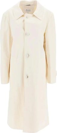 Maison Margiela Dames, Mantels, Wit, Maat: XS Katoen