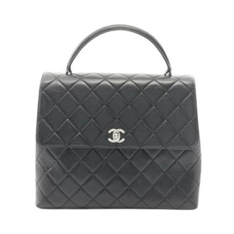 Chanel Pre-owned Vintage Handbag - Dames - Pre-owned - Zwart - Maat: ONE Size Leer
