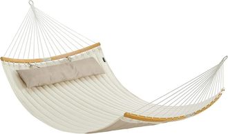 Songmics Hamaca doble de 200 x 140 cm de color crema y beige