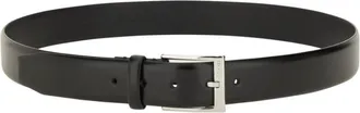 HUGO BOSS Black Solid Buckle Belt