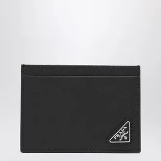 Prada Black Saffiano cardholder