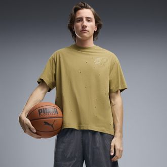 Puma T-shirt Oversize Art Class da uomo, Accessori, Marrone, 3XL