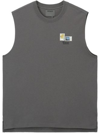 Musium Div. cotton tank top - men - Cotton - M - Grey