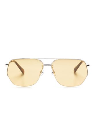 Jacquemus The Aviador sunglasses - unisex - Metal - 63 - Gold