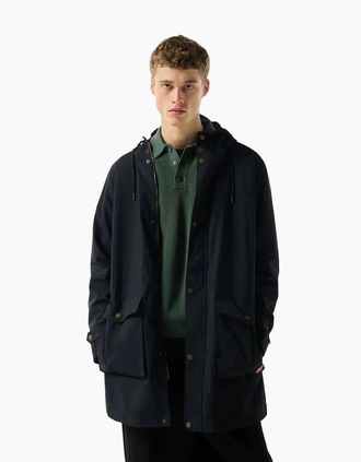Hunter Mens Hunter Lightweight Waterproof Mens Black Rain Parkas - Size: 40/Regular