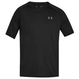 Under Armour Heren-Tech T-Shirt (Zwart/Licht Grafiet)