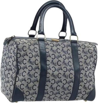 Celine Pre-owned Hand Bag - Dames - Vintage Handtas - Blauw - ONE Size - Leer - Vintage