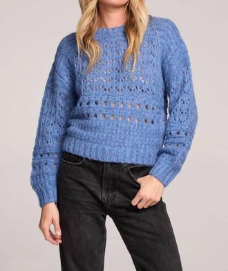 Saltwater Luxe Ronnie Sweater In Azure Blue