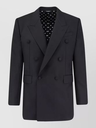 Dolce & Gabbana double breasted virgin wool tailored blazer