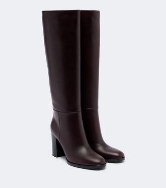 Gianvito Rossi Santiago leather knee-high boots