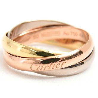 Cartier White Yellow Gold (18K) Pink Gold (18K) White Gold (18K) Band Ring (Pre-Owned)