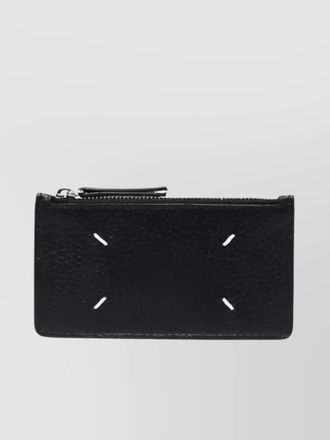 Maison Margiela leather zipped card holder