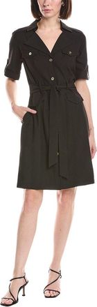 Sharagano Short Sleeve Shirtdress