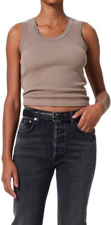 Citizens Of Humanity Inez Recycled Cotton Waffle Knit Tank in Bezal at Nordstrom, Size X-Small