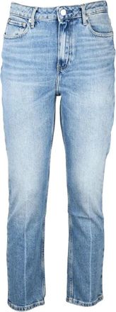 Tommy Hilfiger Slim Cigarette Jeans - Dames - Cropped Jeans - Blauw - W31 - Katoen - Jeans