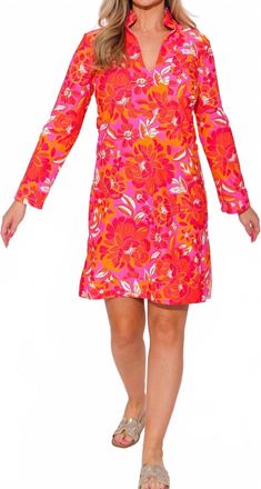 Jude Connally Kate Dress I In Peony Dream Pink