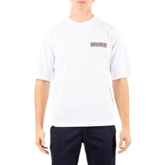 Dsquared2 Heren, Tops, Wit, Maat: M Katoen