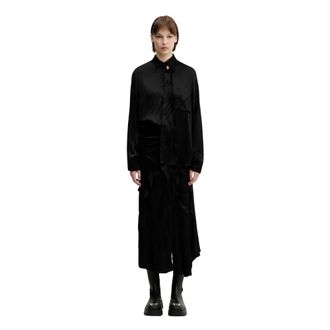 Ottolinger Deconstructed Satin Cut-Out - Dresses - Mujer - Negro - S