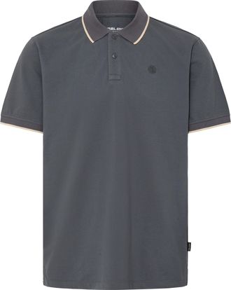 Blend Poloshirt BLEND BHEDIN POLO S/S, Herren, Gr. XXL, iron gate, Jersey, Obermaterial: 100% Baumwolle, unifarben, regular fit normal, ohne Ausschnitt, Shi