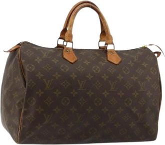 Louis Vuitton Pre-owned Handbags, female, Brown, Size: ONE SIZE Pre-owned Speedy 35 Hand Bag