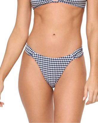 L*Space Dolce Bikini Bottom In Atta Girl Gingham