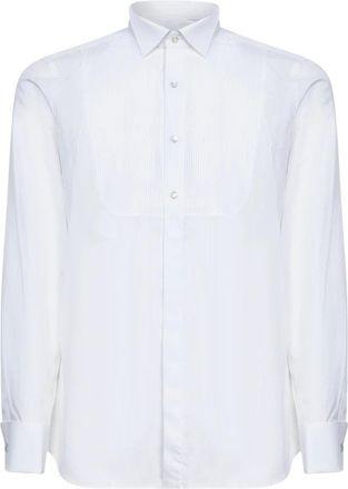 Lardini Formal Shirts, male, White, Size: M Quinto Shirt