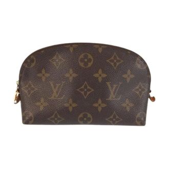 Louis Vuitton Pre-owned Clutches, female, Brown, Size: ONE SIZE Pre-owned Pochette Cosmetic PM Monogram Pouch