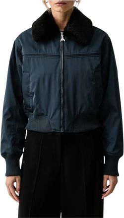 Patrizia Pepe Chaqueta Bomber - Jackets - Mujer - Azul - XS
