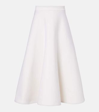 Max Mara Gathered midi skirt