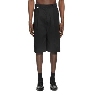 Simone Rocha Tailored Wide leg Shorts with Daisy