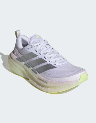 adidas Supernova Glide - Scarpe da corsa viola ghiaccio e argento