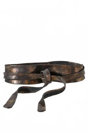 ADA Collection Womens Wrap Belt In Midnight Bronze Black