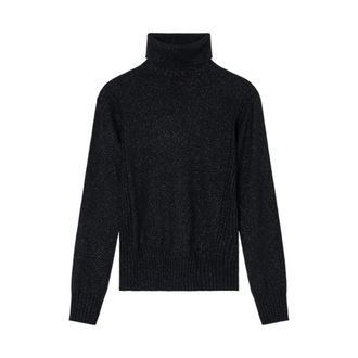 A|X Armani Exchange Dolcevita Turtleneck - Dames - Coltruien - Zwart - XS - Wol - Truien & Vesten