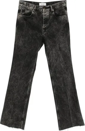 Spina Acid-wash Flared Jeans