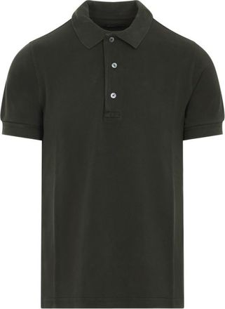 Tom Ford Green Short Sleeve Polo