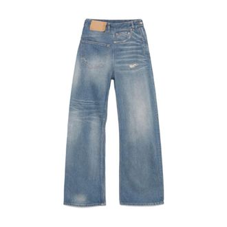 Maison Margiela Dames, Jeans, Blauw, Maat: W26 Zijde