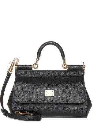 Dolce & Gabbana Sicily kleine shopper - Zwart