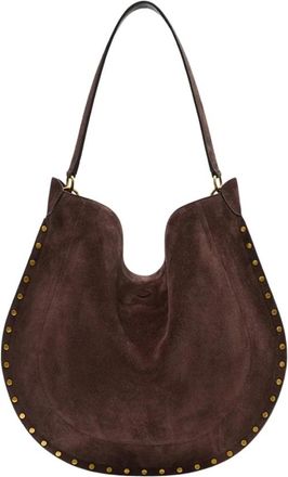 Isabel Marant Oskan Hobo Soft - Dames - Tassen - Bruin - Maat: ONE Size Leer